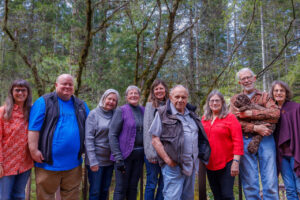 Vestry Retreat April 2024: Group Photo at Lake Cushman